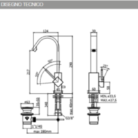 Miscelatore Lavabo Canna Orientabile Level Paffoni - immagine 2