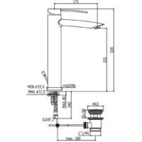 Miscelatore Lavabo Prolungato Berry Paffoni - immagine 3