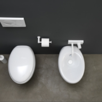 Bidet Pavimento Touch GSG Ceramic Design