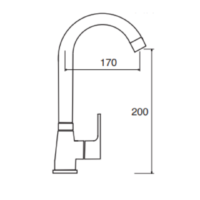 Miscelatore Cucina Canna Alta Keller Taps - immagine 2