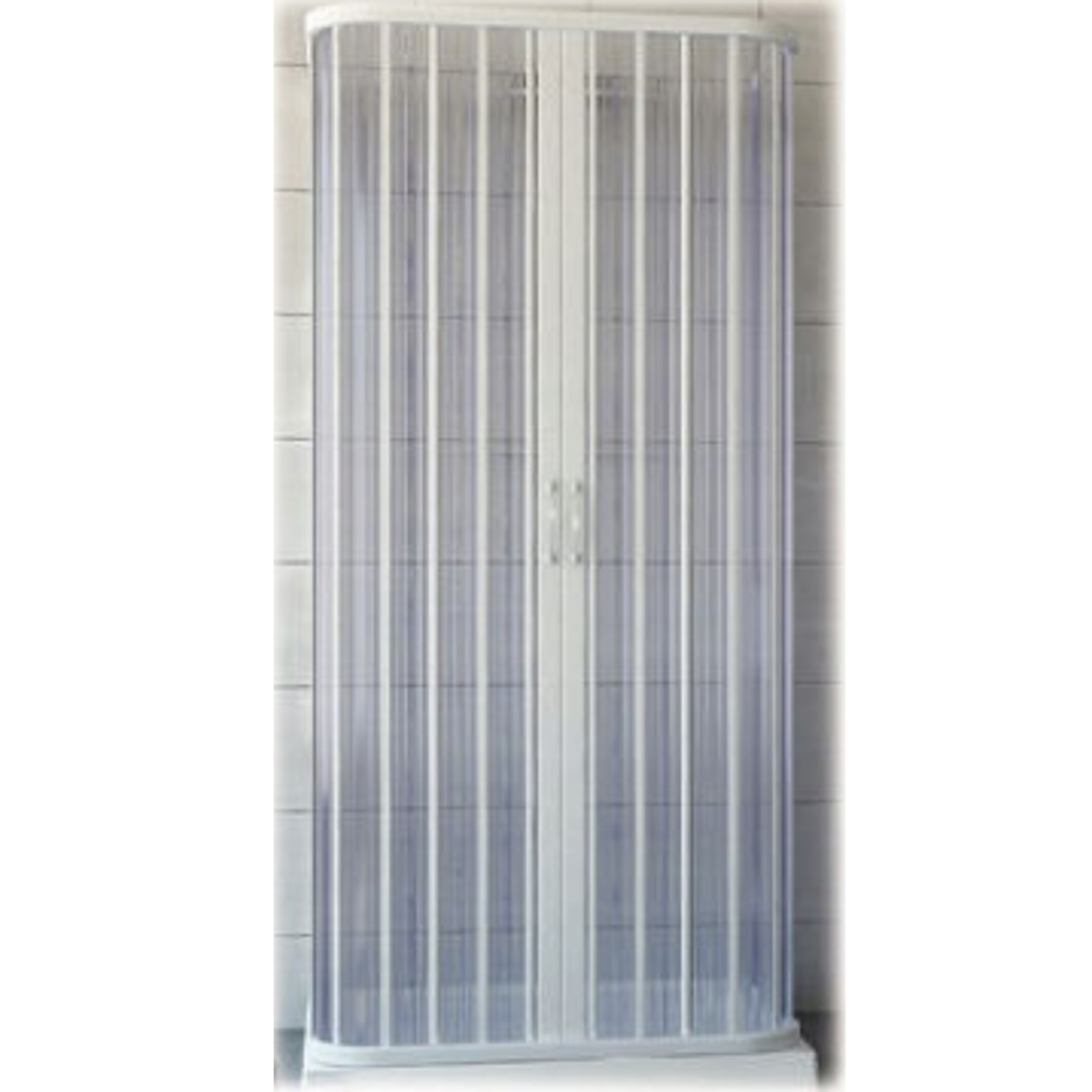 Box Doccia In PVC - 2 Lati, Apertura Angolare, 70x70cm