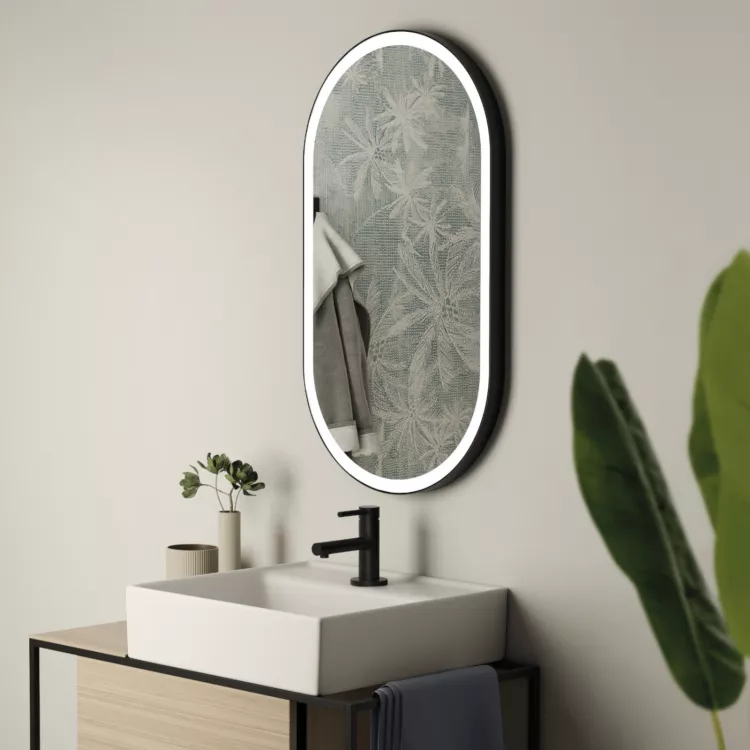 Specchio led ovale cm.75x98