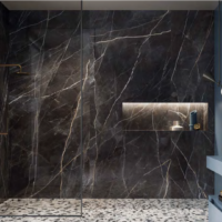 Gres Porcellanato Charm Experience Calacatta Black 60x120 Italgraniti <span style="color:red"><br>(Naturale€38/mq)<br> - immagine 2