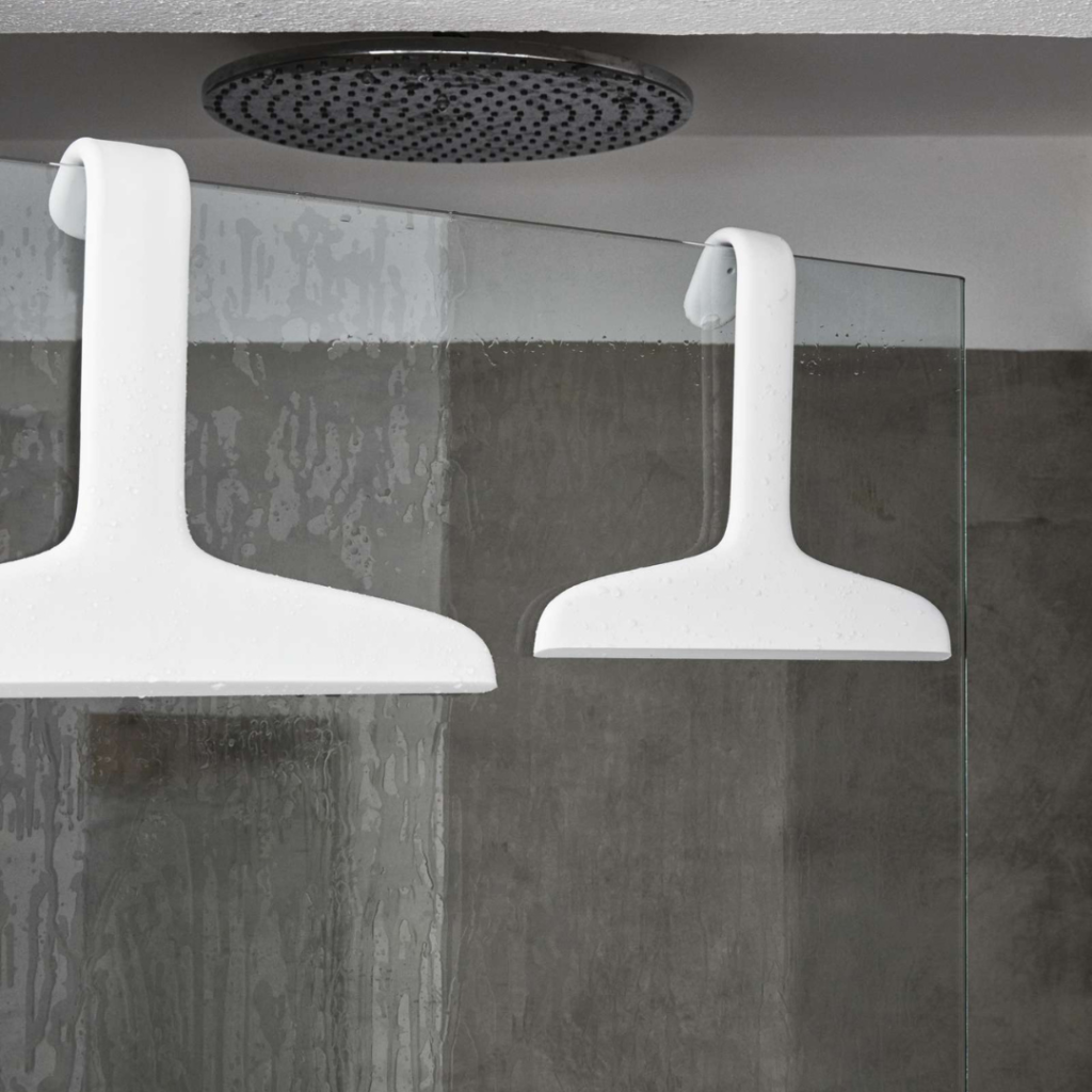 Tergivetro Doccia Gedy Mirissa | Bianco | Con Ventosa | 23x22x3 Cm | 2 Anni Garanzia - Foto 3