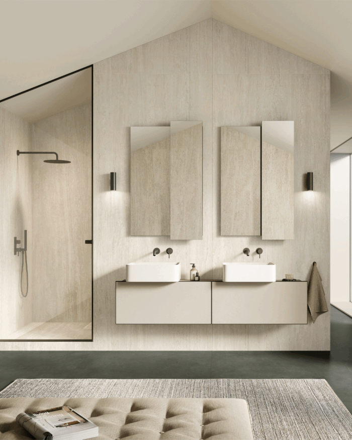 Gres Porcellanato I Travertini Vein Cut 60x120 Italgraniti <span style="color:red"><br> (€38,90/mq)