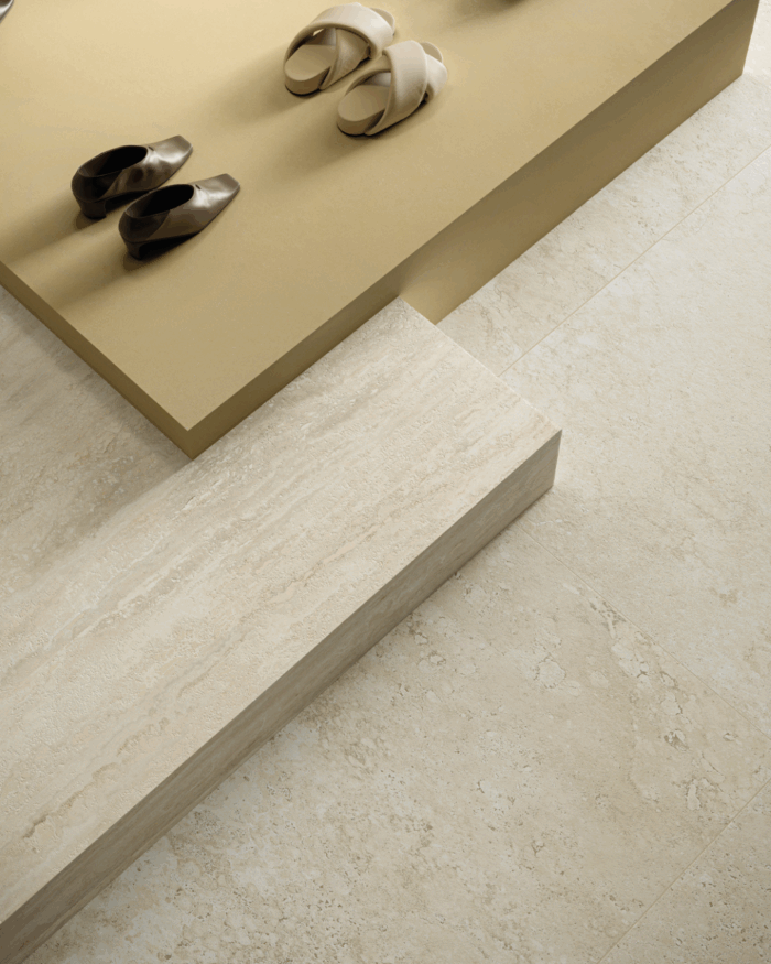 Gres Porcellanato I Travertini Cross Cut 120x120 Italgraniti <span style="color:red"><br> (€43,90/mq) - immagine 2