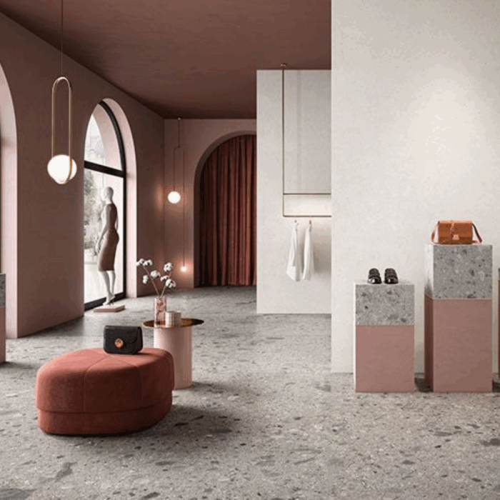 Gres Porcellanato Effetto Pietra Ceppo Di Gré Grey 120x120 Italgraniti <span style="color:red"><br> (€43,95/mq)