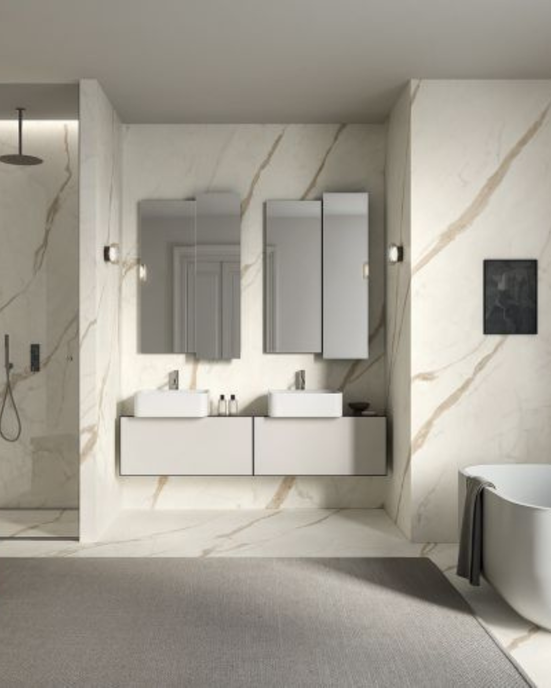 Gres Porcellanato Effetto Marmo Marble Touch 60x60 Italgraniti<span style="color:red"><br>(€29,50/mq) - immagine 2