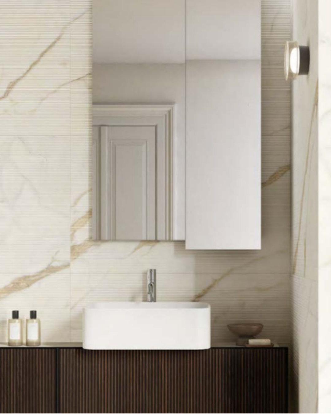 Rivestimento Effetto Marmo Marble Touch Decoro Stripe 60x120 Italgraniti<span style="color:red"><br>(€45,00/mq) - immagine 3
