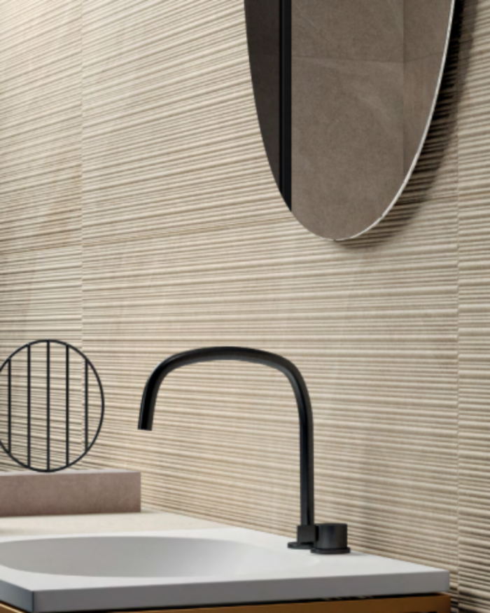 Rivestimento Effetto Pietra Shale Decoro Ribbed 60x120 Italgraniti<span style="color:red"><br>(€49,00/mq)